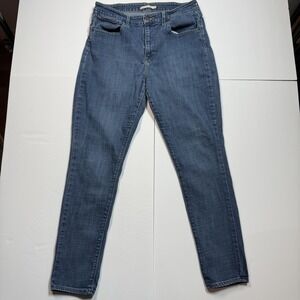 Levis 721 High Rise Skinny Jeans Womens 31x30 Blue Stretch Denim Medium Wash